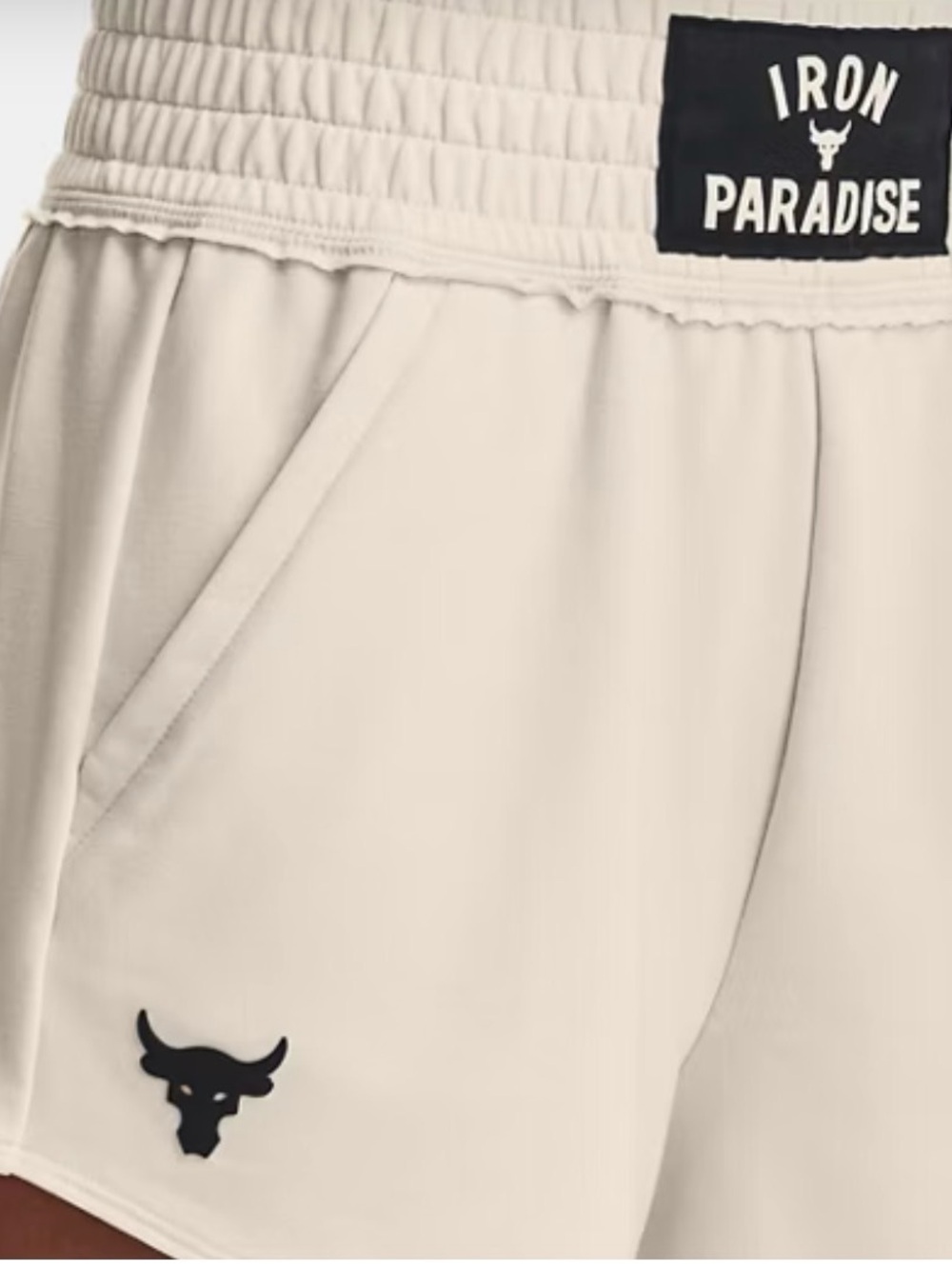 Men’s Cream Athletic Shorts